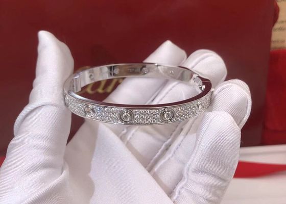 Bello oro Diamond Bracelet For Girlfriend del minimalista 18K