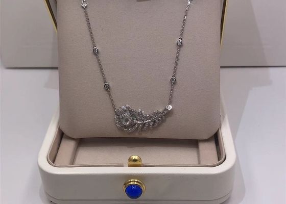 I carati JPN00590 0,66 hanno personalizzato Diamond Jewelry Real Diamond Necklace