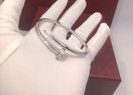 Regalo di nozze Cartier Nail Bracelet With Diamonds creativo unico